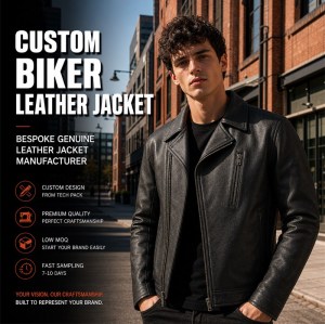 Men's Charcoal Black Urban Biker Leather Jacket, Romanian Cut