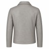 Men's Sea Salt Grey Urban Biker Leather Jacket, Australian Cut