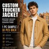 Men's Dune Wheat Veg Tanned Retro Leather Jacket, Australian Cut