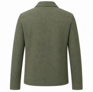 Men's Highland Sage Green Leather Blazer Jacket, Colombian Cut