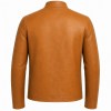 Men's Andes Sand Dune Camel Racer Leather Jacket, Peruvian Cut