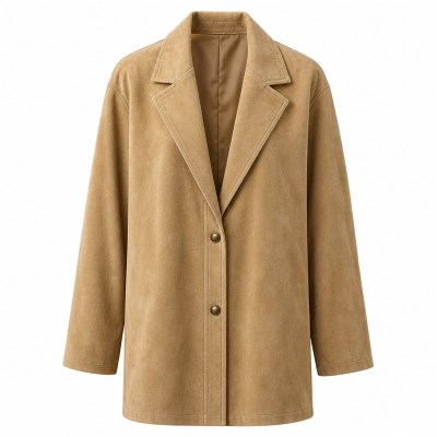 Men's Sand Gold Refined Leather Jacket, Plain Saudi Arabian Cut