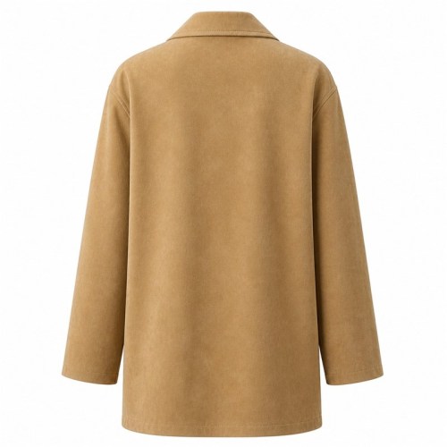 Men's Sand Gold Refined Leather Jacket, Plain Saudi Arabian Cut