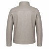 Men's Salt Lake Beige Grey Windproof Leather Jacket, Chilean Cut