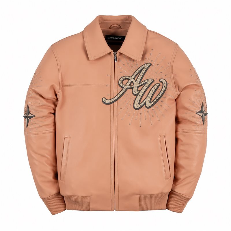 Designer Style Men Trendy Fashion Leather Varsity Jacket