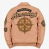 High Street Men Genuine Leather Jacket Custom, Rhinestone, Custom Made to Order