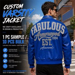 Streetwear Custom Bomber Leather Jacket, Rhinestone, Custom Made to Order