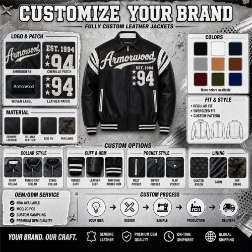 High Street Men's Lambskin Baseball Outerwear Jacket, Genuine Leather