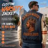 Streetwear Custom Men Trendy Fashion Jacket, Genuine Leather