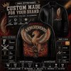 Custom Leather Jacket for Men Streetwear Brand, Rhinestone, Custom Made to Order