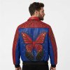 Men's Streetwear Style Genuine Leather Aviator Jacket Custom Made
