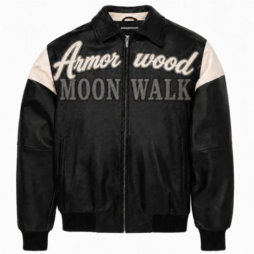 Men's Full Grain Cowhide Aviator Flight Jacket, Genuine Leather
