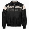 Men's Full Grain Cowhide Aviator Flight Jacket, Genuine Leather