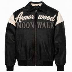 Men's Full Grain Cowhide Aviator Flight Jacket, Genuine Leather