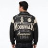 Men's Full Grain Cowhide Aviator Flight Jacket, Genuine Leather