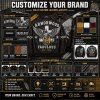 Handmade Men's Plain Embroidery Leather Jacket, Rhinestone, Lambskin