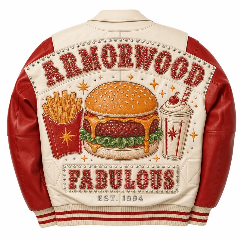 Custom Men's Color Blocking Bomber Jacket