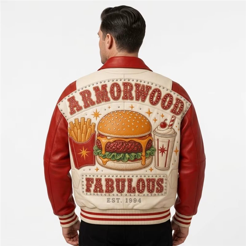 Custom Men's Color Blocking Bomber Jackets
