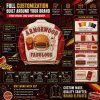 Custom Vintage Applique Embroidery Bomber Jacket, Genuine Leather