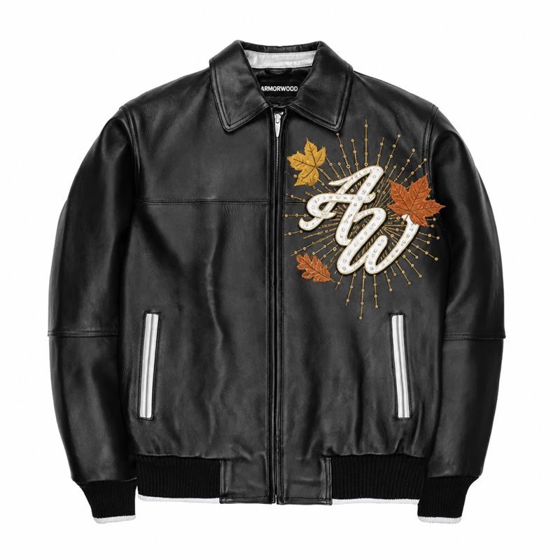 Bespoke Men's Lambskin Varsity Jacket