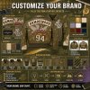 Women Leather Coach Jacket with Applique Embroidery, Rhinestone