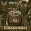 Women Leather Coach Jacket with Applique Embroidery, Rhinestone