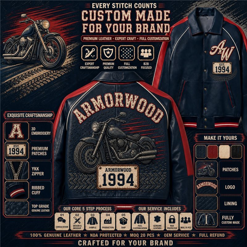 Custom USA Size Classic Varsity Jacket