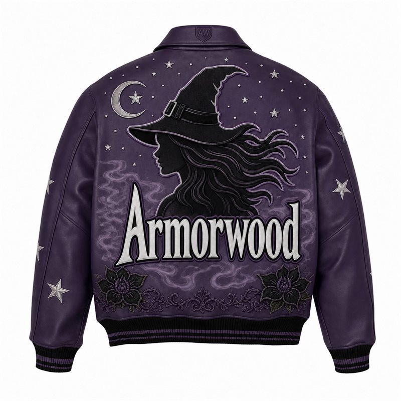 Custom Applique Embroidery Men's Varsity Jacket