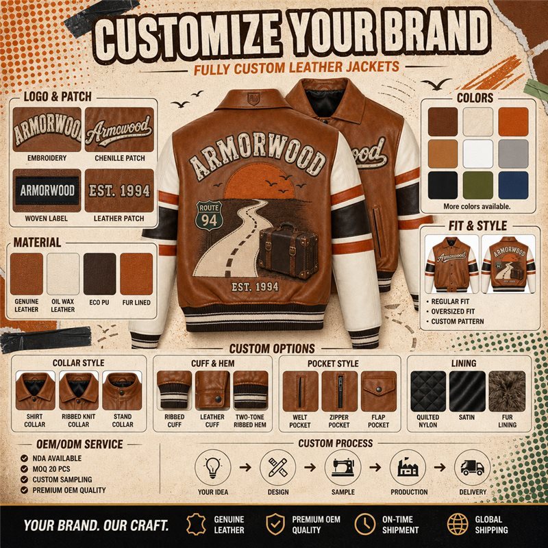 Custom Made Chenille Embroidery Varsity Jacket Manufacturer