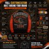 Custom Leather Outerwear Jacket, Applique, Cowhide for Men, Custom Made to Order