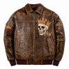 Custom Leather Jacket, Applique, Cowhide for Men, Custom Made to Order