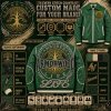 Custom Men's Baseball Leather Jacket, Rhinestone, Cowhide, Custom Made to Order