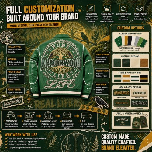 Custom Men's Baseball Leather Jacket, Rhinestone, Cowhide, Custom Made to Order