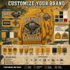 Custom Men's Luxury Applique Embroidery Bomber Jacket, Genuine Leather