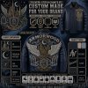 Custom Men's Leather Varsity Jacket, Applique, Cowhide, Custom Made to Order