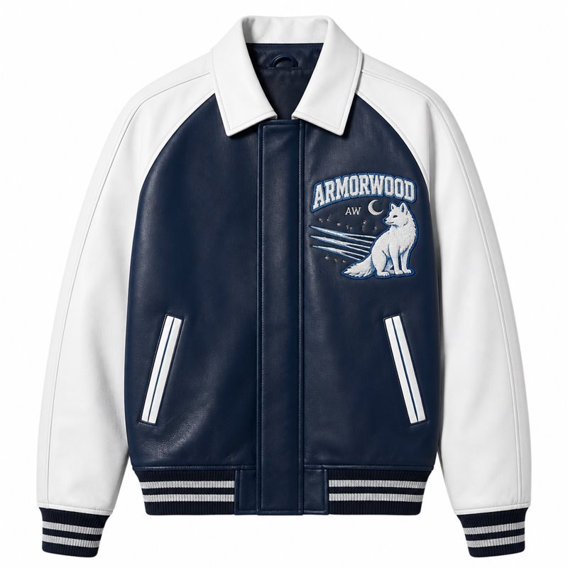 Custom Lambskin Aviator Jacket for Iceland Brand