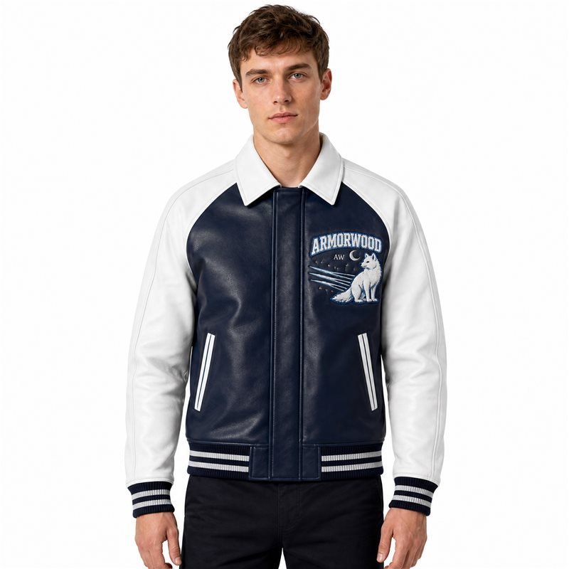 Custom Lambskin Aviator Jackets for Iceland Brand