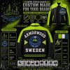 Custom Patchwork Chenille Embroidered Patch Design Varsity Jacket, Genuine Leather