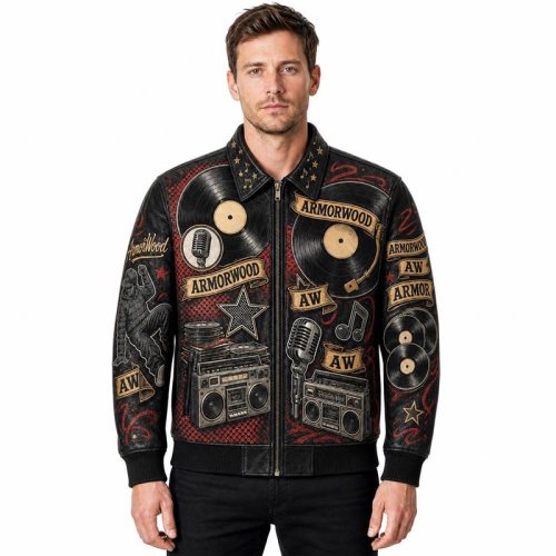 Custom Genuine Leather Jacket for Men, Custom Made to Order, Crafted to Your Measurements