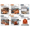 Custom Men's Orange Leather Biker Jacket, Vintage & Slim Fit