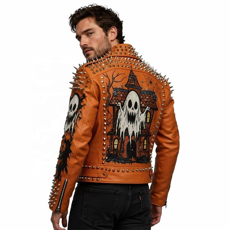OEM Studded Biker Jacket Manufacturer