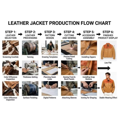 Custom Men's Beige Sheepskin Leather Biker Jacket with Two Tone Detailing