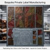 Custom Men's Brown Leather Coat with Studded & Patchwork Detailing, Vintage