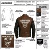 Custom Men's Brown Leather Biker Jacket with Two Tone Detailing