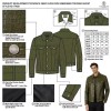 Custom Men's Green & Olive Leather Trucker Jacket with Crocodile Texture Detailing, Slim Fit