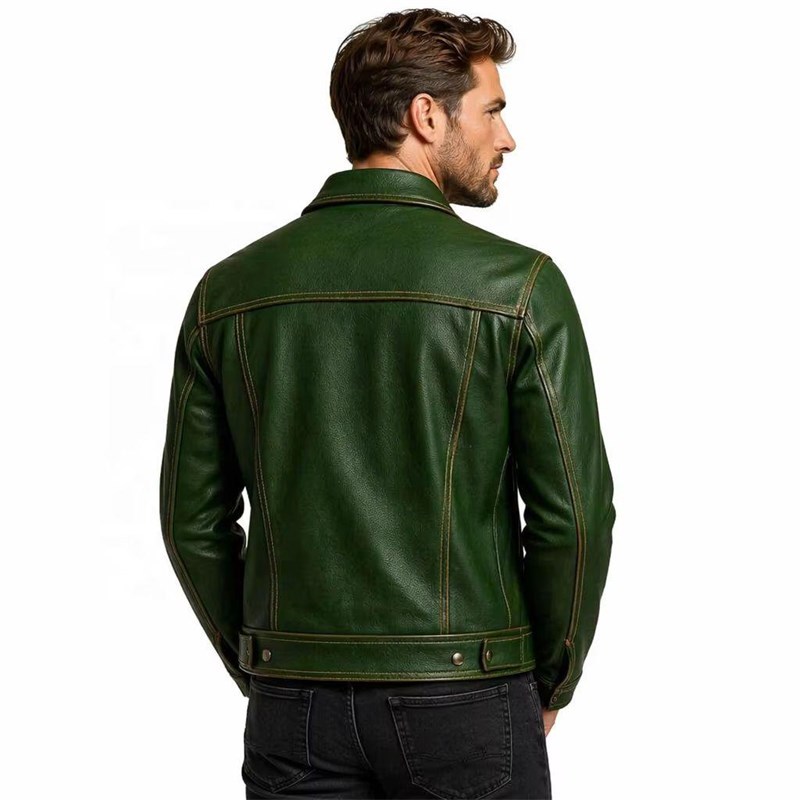 OEM Vintage Lambskin Leather Jacket