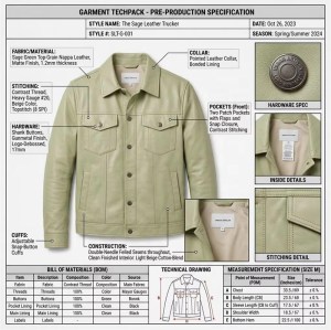 Custom Men's Green Sheepskin Leather Trucker Jacket, Custom Made to Order