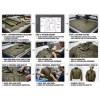 Custom Men's Green Sheepskin Leather Biker Jacket with Quilted Detailing