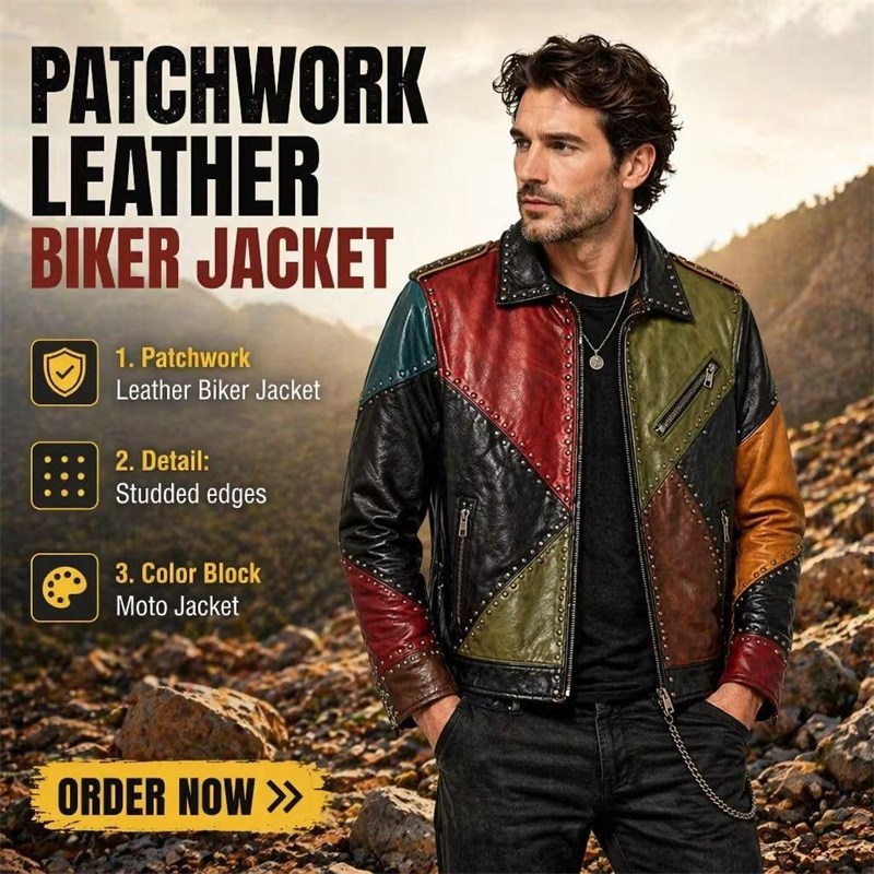 OEM Vintage Style Leather Jacket