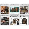 Custom Men's Leather Biker Jacket with Patchwork Detailing, Custom Made to Order